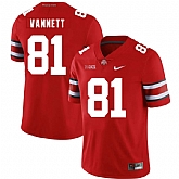 Ohio State Buckeyes 81 Nick Vannett Red Nike College Football Jersey Dzhi,baseball caps,new era cap wholesale,wholesale hats